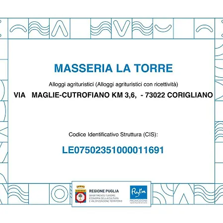 Farm stay Masseria La Torre *